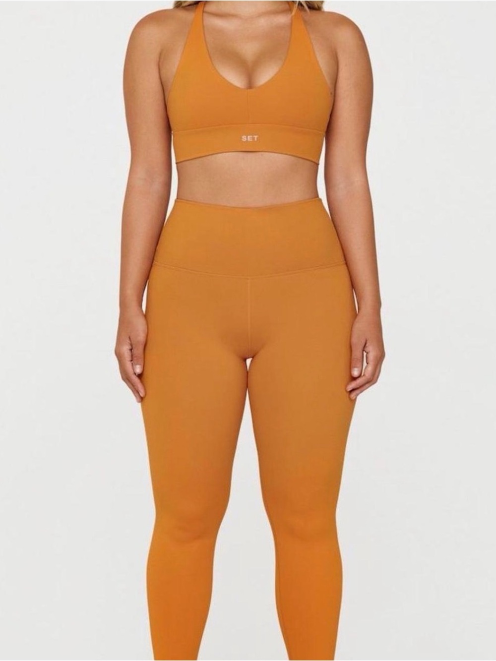SET Active High-Waist Leggings in Orange